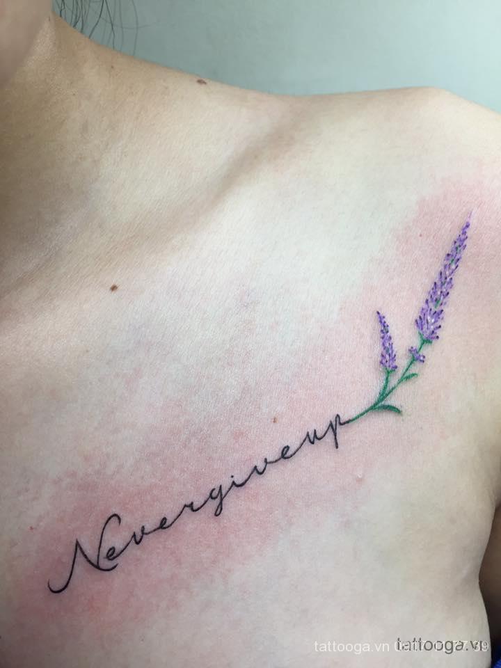 Hoa Lavender tím Hoa oải hương dành  Tattoo  Piercing  Facebook