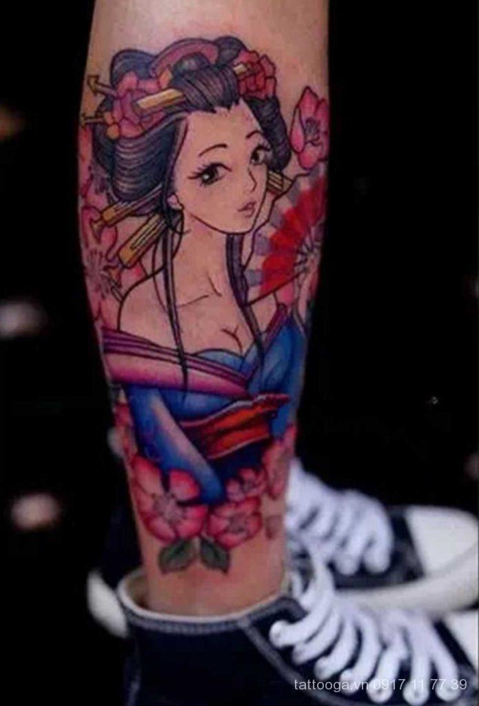 49 mẫu hình xăm và ý nghĩa cô gái Nhật Bản Geisha đẹp 2020  Tadashi Tattoo