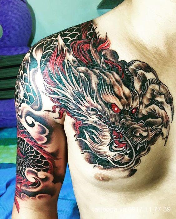 Hình xăm rồng những Dragon Tattoo đẹp nhất