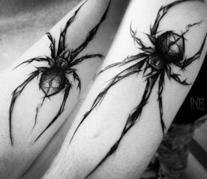 Hình xăm nhện giăng tơ q20 Xăm dán tatoo mini tạm thời size 10x6cm   HolCim  Kênh Xây Dựng Và Nội Thất