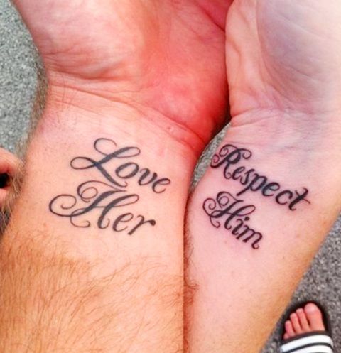 Couple Love Tattoos