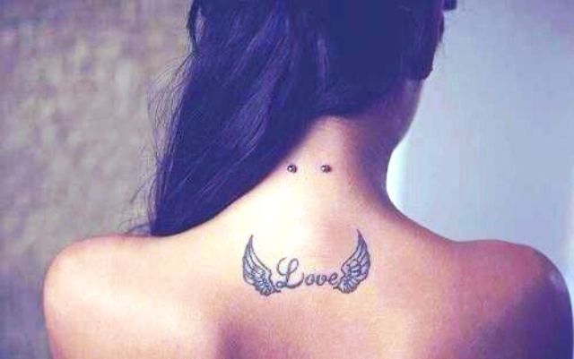 Wings Love Tattoo