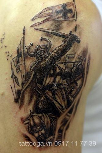 Tattoo chiến binh