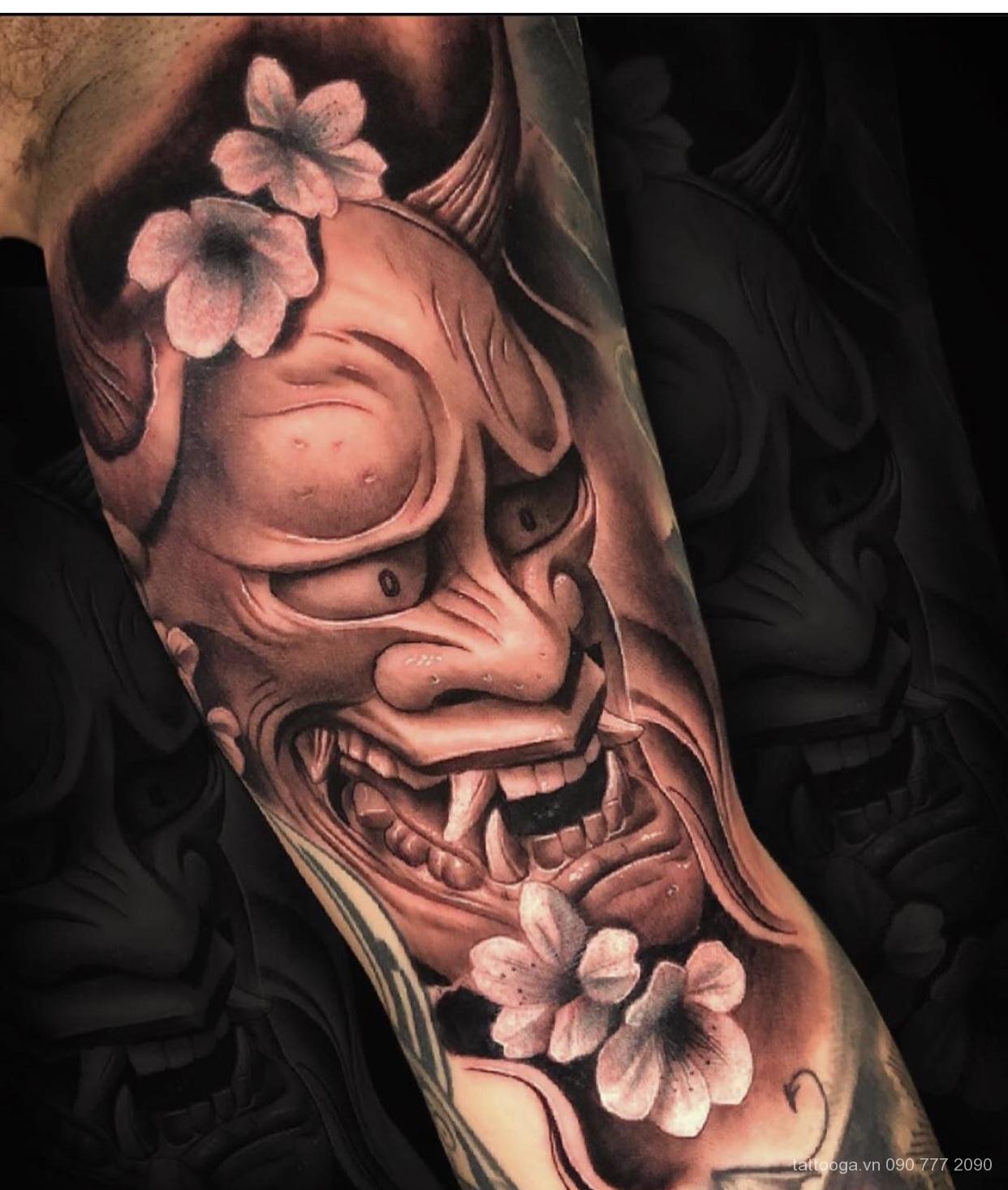 Ý nghĩa 20 hình xăm mặt quỷ Oni đẹp nhất Nhật Bản  Oni tattoo  y nghia  hinh xam mat quy hanya  hình xăm quỷ hanya   Hình xăm